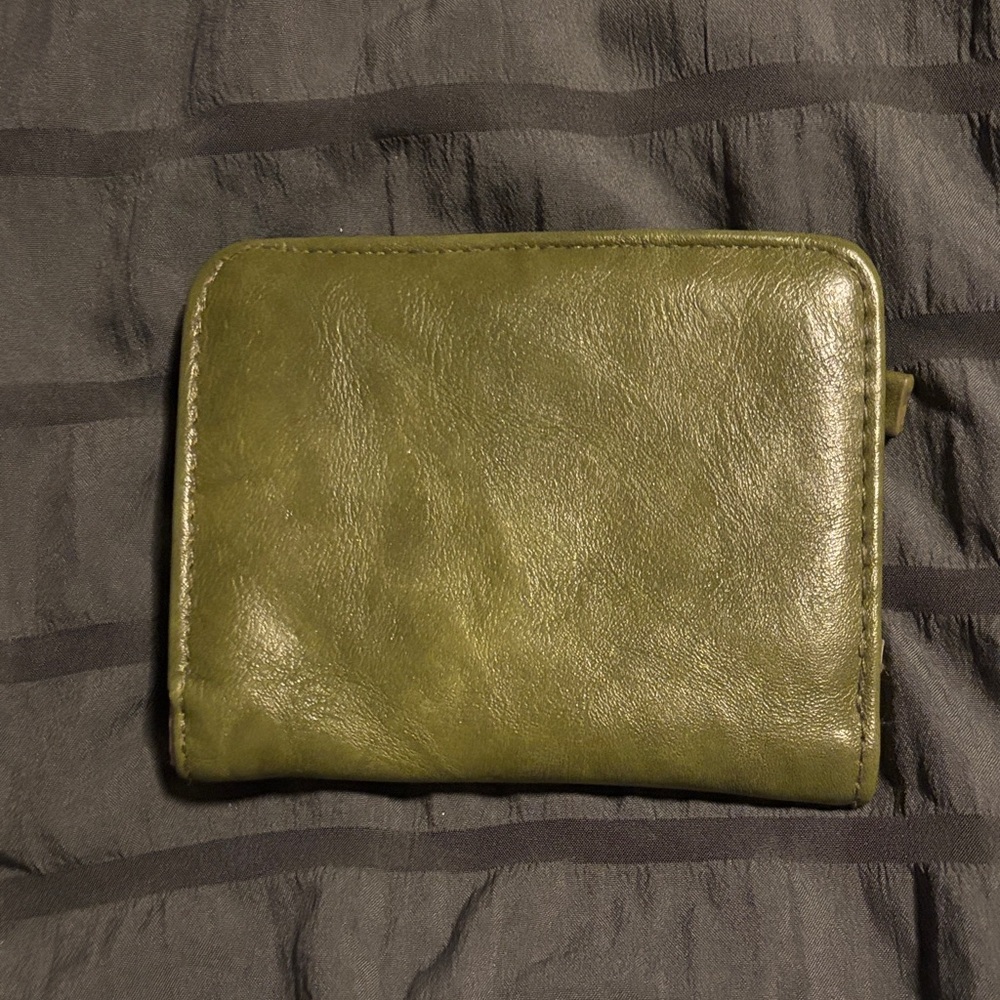Olive Green Leather women’s Wallet
